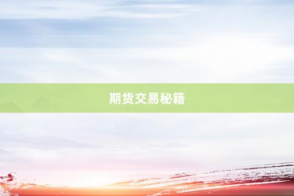 期货交易秘籍